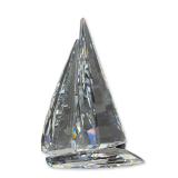 2pc Swarovski Crystal Sailing Legend Regatta Boat