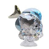 Swarovski Crystal Figurine, Blue Tang Fish
