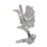 Swarovski Silver Crystal Figurine, Bald Eagle