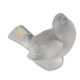 Lalique Frosted Crystal Moineau Coquet Sparrow