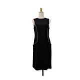 Giorgio Armani Wool Blend Sheath Dress