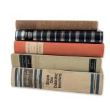 5 German and English Hardcover Books