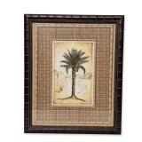 Framed Print  on Paper, South Palm I