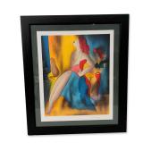 Linda Le Kinff (French, b. 1949), Color Serigraph on Paper, Cherie, Signed & Numbered w/ COA