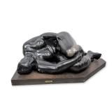 Armando Amaya (Mexican, b. 1935) Black Marble Reclining Nude, Signed