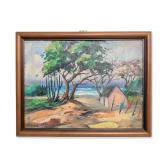 Joaquin Caicedo (Venezuelan, 1915-1983), Coastal Landscape