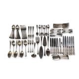 72pc German .800 Silver Flatware Service