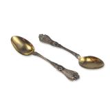 Pair of Whiting Sterling Silver Demitasse Spoons