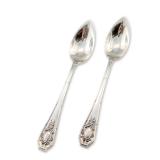 Pair of Wallace Sterling Silver Grapefruit Spoons