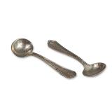 Pair of Watson Company Sterling Silver Salt Spoons