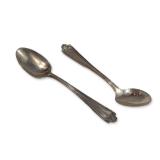 Pair of Lunt Sterling Silver Demitasse Spoons