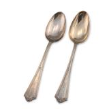 2pc Gorham Sterling Silver Plymouth Pattern Tablespoons