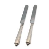 Pair of Gorham Plymouth Sterling Silver Handled Knives
