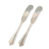 Pair of Gorham Plymouth Sterling Silver Butter Spreaders