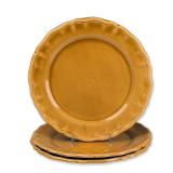 3pc Christophe Pichon Uzes French Glazed Earthenware Chargers
