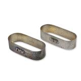 Pair of Sterling Silver Napkin Rings