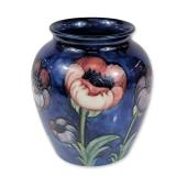 William Moorcroft Big Poppy Pottery Vase