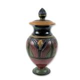 Richard Meyer Arts and Crafts Glazed Stoneware Urn