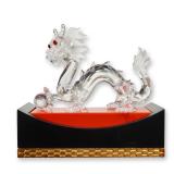 2pc Swarovski 1997 SCS Annual Edition Crystal Figurine, Dragon  with Base