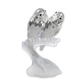Swarovski Crystal SCS 1987 Annual Edition Figurine, Lovebirds Togetherness