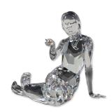 Swarovski Crystal Mermaid Holding Pearl Figurine