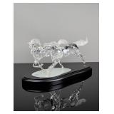 Swarovski Crystal 2001 Limited Edition Sculpture,  Wild Horses