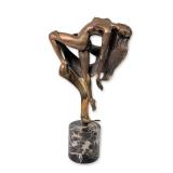 Angelo Basso (Italian, b. 1943), Patinated Bronze Sculpture, Evolution, Signed & Numbered
