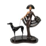 Erte (Russian/French, 1892-1990), Bronze Sculpture, Elegance, Signed & Numbered