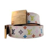 Louis Vuitton x Takashi Murakami Monogram Multicolore Belt