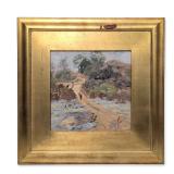 Debra Huse (American, b. 1950), Oil on Canvas, Impressionist Landscape, Signed