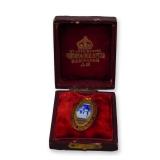Pottery and Glass Trades Benevolent Institution Enameled Metal Pin