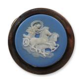 Wedgwood Sterling Silver and Jasperware Medallion