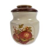 McCoy Fruit Festival Ceramic Canister Jar