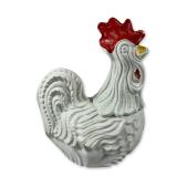 McCoy Pottery Ceramic Rooster Lidded Cookie Jar
