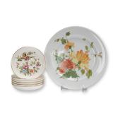 Coll. of 7 Kaiser Lauriane & Crown Staffordshire Pagoda Plates & Saucers