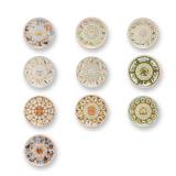 10pc Wedgwood Ceramic Calendar Plates 1980-1989