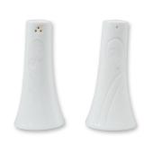 A Pair of Wedgwood White Ceramic Salt and Pepper Shakers