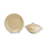 2pc Wedgwood Harvest Moon Lidded Tureen and Underplate Set, ca. 1937