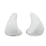 A Pair of Wedgwood Bone China Modernist Salt and Pepper Shakers