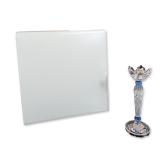 Swarovski Crystal Blue Flower Candleholder