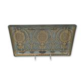 Dominis Reverse Painted Glass Tray