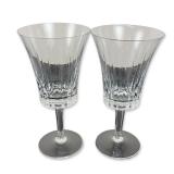 Pair of Gorham Crystal Water Goblets, Richelieu-Rondo