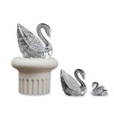 4pc Swarovski Crystal Swan Figurines with Base