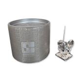 Swarovski Silver Crystal Figurine, Medium Mouse