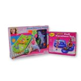 A Pair of Mattel Barbie Ocean Discovery and Tony (U.S.A.) Inflatable Doll Furniture Playsets, circa