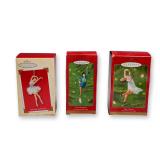 3pc Hallmark Keepsake Ornaments
