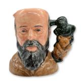 Royal Doulton Character Jug, George Tinworth, D7000, 1995
