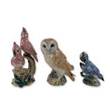3pc Beswick and Stangl Ceramic Bird Figurines