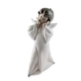 Lladro Spanish Glazed Porcelain Puzzled Cherub Figurine 4959