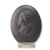 Wedgwood Black Basalt Ludwig van Beethoven Portrait Medallion